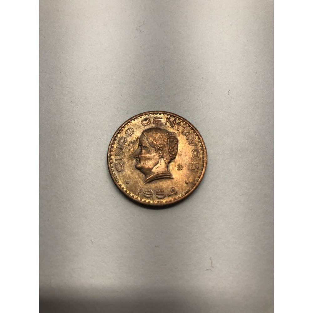 1954 Mexico Cinco Centavos - Picture 1 of 2